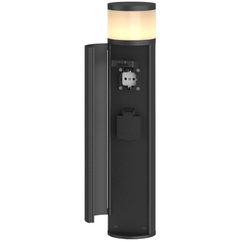 

Corban baliza con puerta, 2 enchufes - Lucande
