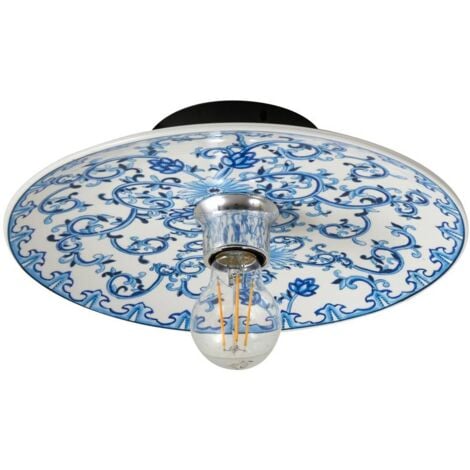 Lucande 'Faelira' in Bianco da Ceramica