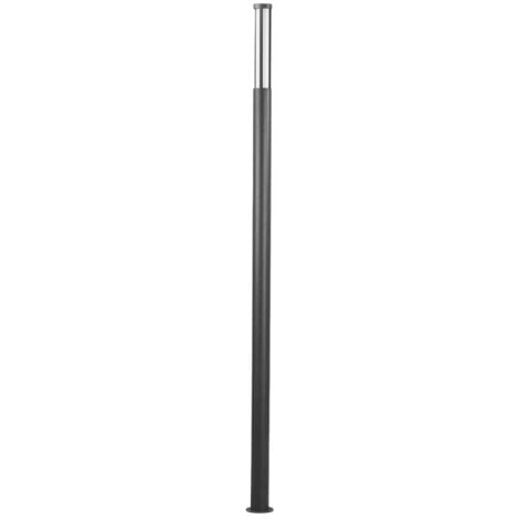 Lucande Farola exterior 'Sidny' en Negro de Aluminio