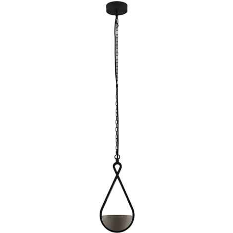 Lucande Florka LED outdoor hanging light, basket - dark grey