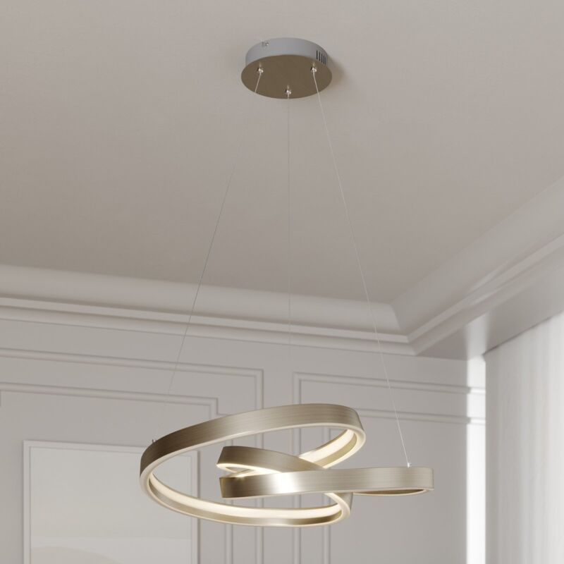 

Gunbritt lámpara colgante LED, 60 cm - Lucande