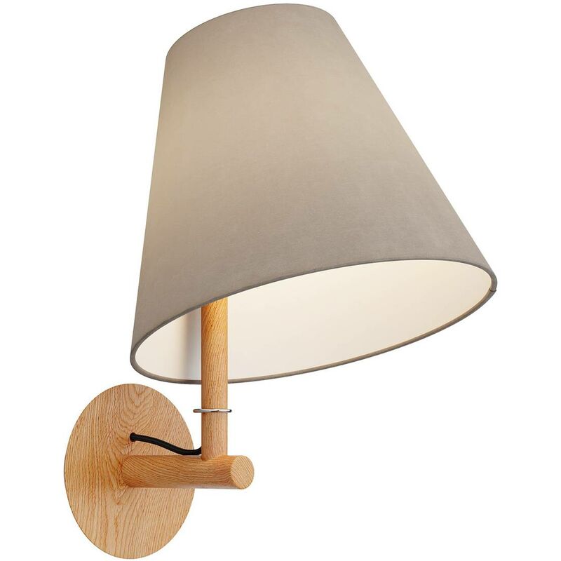 

Jinda aplique, armazón madera, gris - Lucande