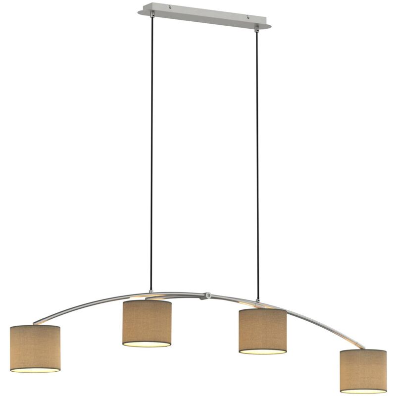 

Juljana lámpara colgante, 4 luces pantalla - Lucande