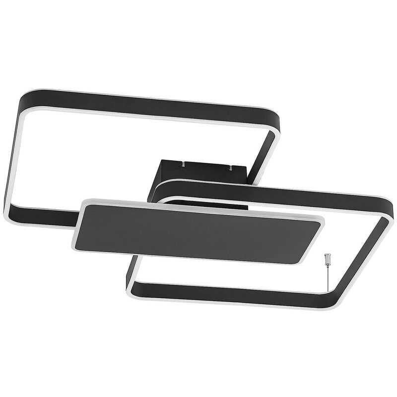 Lucande - Kadira plafoniera led, 80 cm, nero