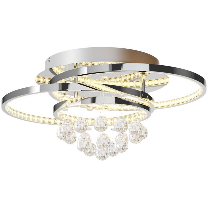 

Keely lámpara LED de techo cristal, 44,5cm - Lucande