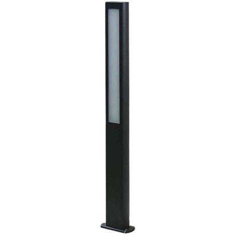 Lucande – Lampadaire d'extérieur LED Mhairi 100 cm – Aluminium anthracite – Éclairage blanc chaud – Indice de protection IP65 pour extérieur
