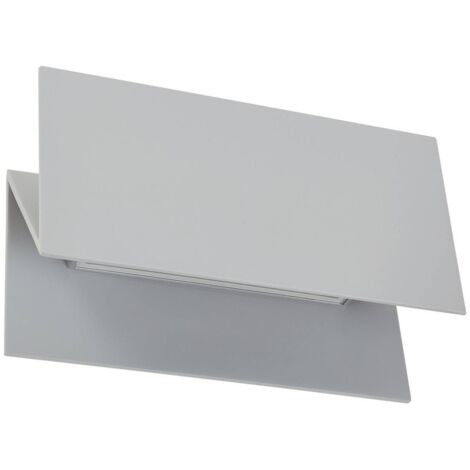 Lucande Lámpara de pared Led exterior 'Meja' en Gris