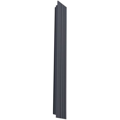 Lucande Lámpara de pared Led exterior 'Melira' en Negro Aluminio
