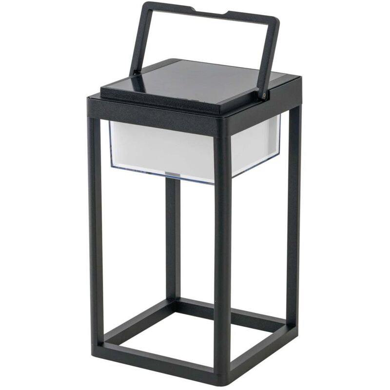 Lámpara solar 'Tilena' en Negro de Aluminio - Lucande