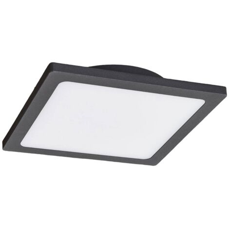 Lucande Lámparas de techo LED 'Mabella' en Negro Aluminio