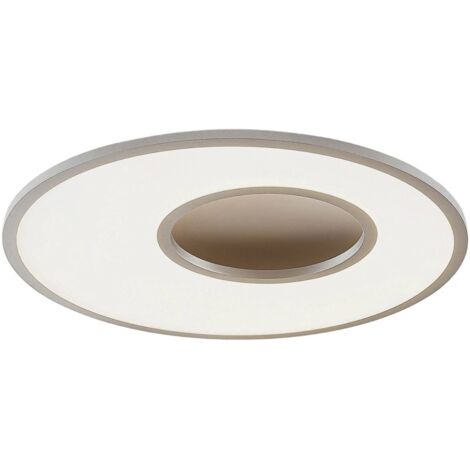Lucande LED 'Durun' in Grigio da Plastica