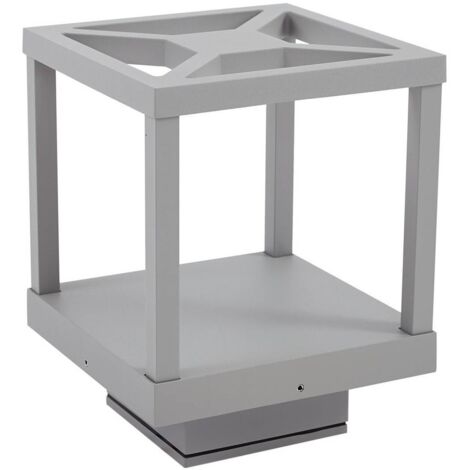 Lucande LED 'Lealan' in Grigio da Alluminio