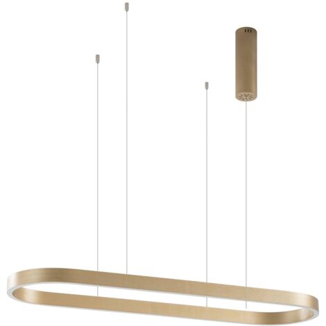 Lucande LED 'Melinay' in Oro da Alluminio