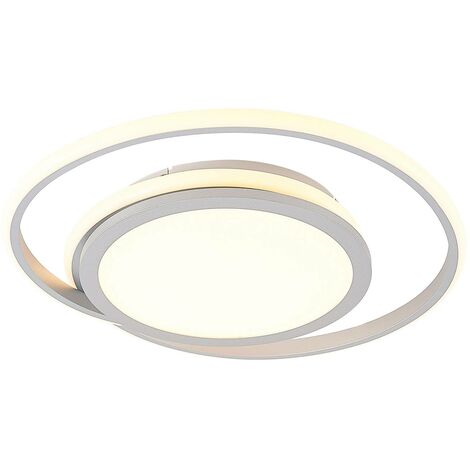 Lucande LED 'Noud' in Argento da Metallo