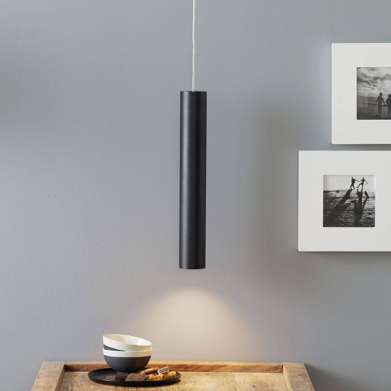 

Lucande - Luana lámpara colgante 40 cm negro