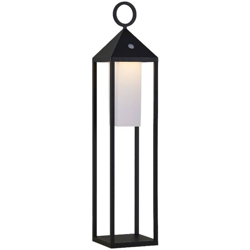 

Lucande Miluma farol LED exterior, 64 cm, negro