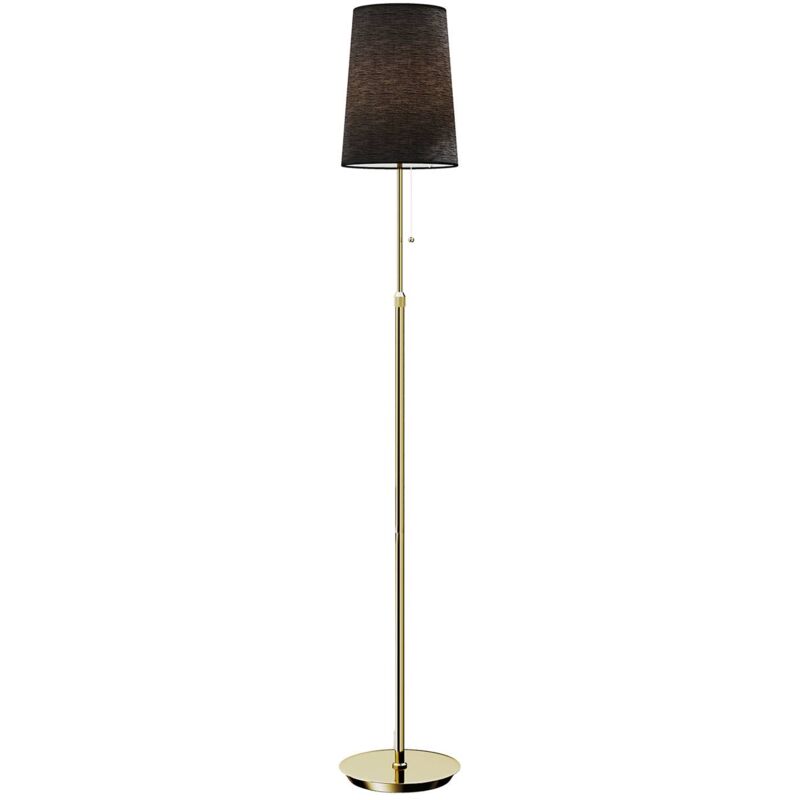 

Pordis lámpara de pie, 164 cm, latón-negro - Lucande