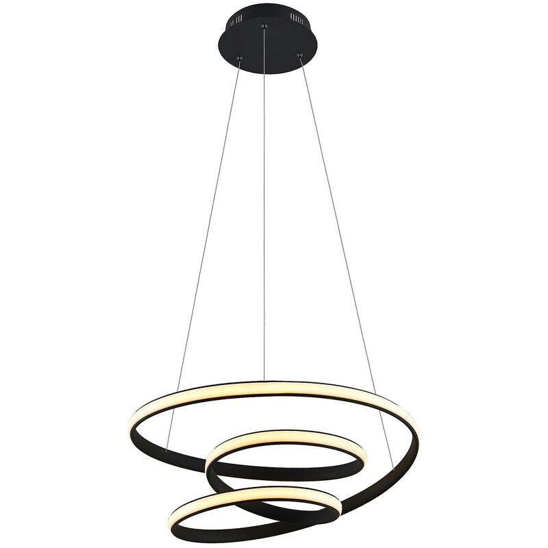

Lucande - Sakina lámpara colgante arena negra Ø 58cm
