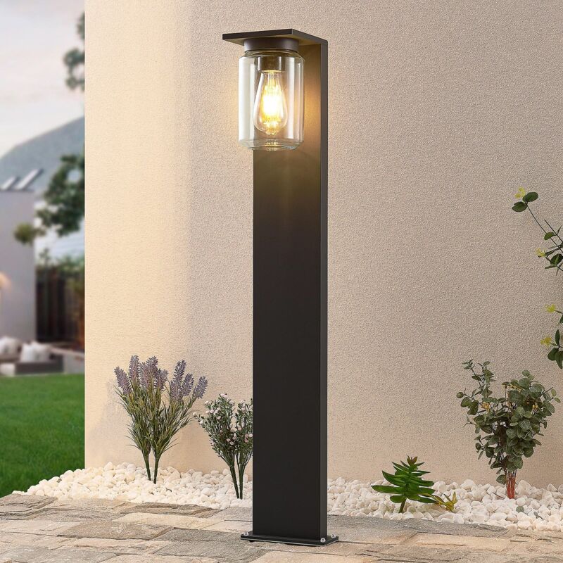 

Semka bolardo luminoso, 90 cm, gris oscuro - Lucande