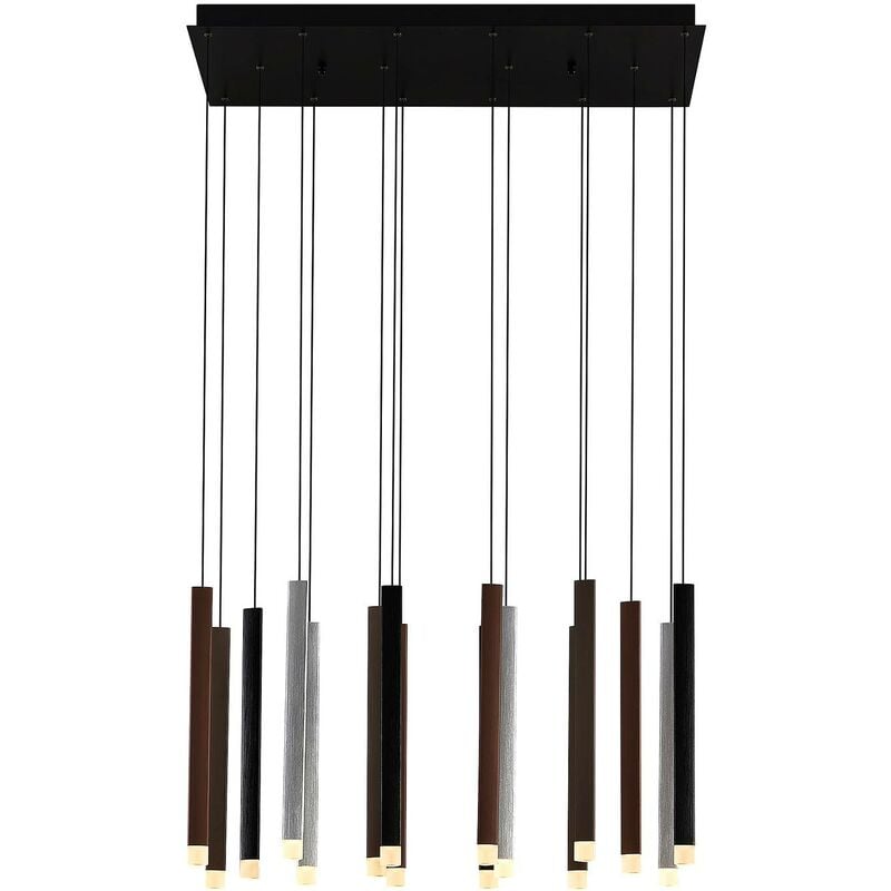 

Stoika colgante LED, 16 luces angular - Lucande