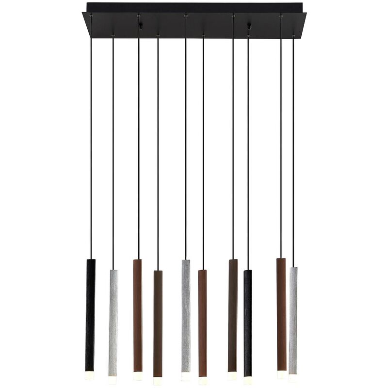 

Stoika lámpara colgante LED, 10 luces - Lucande