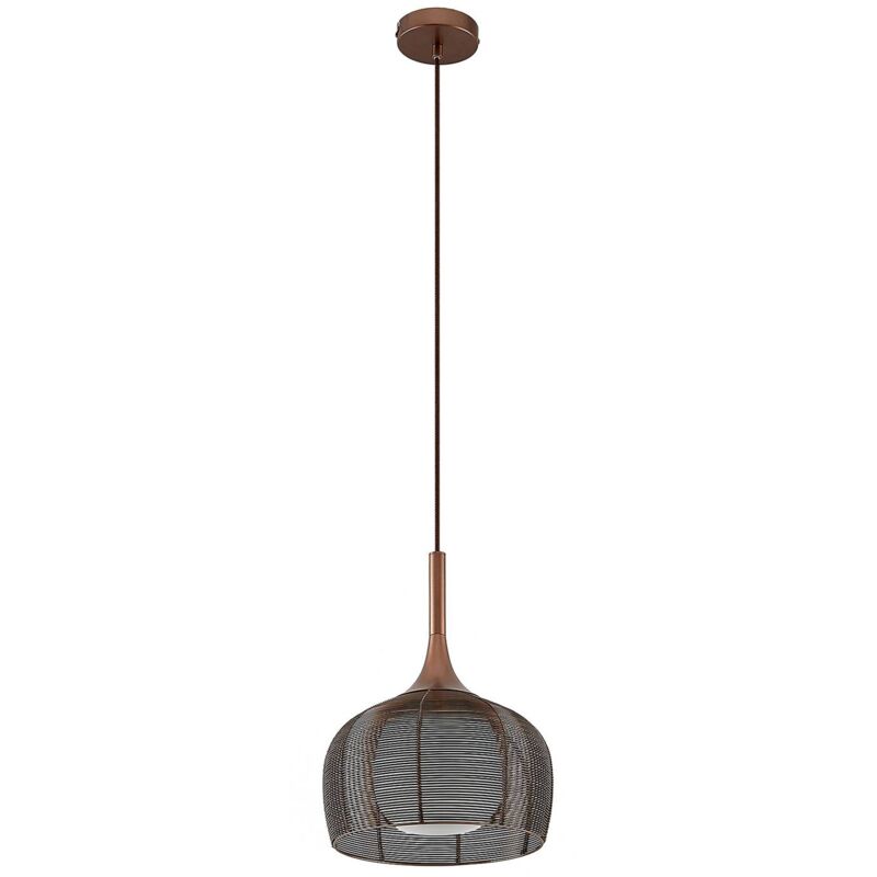 

Tetira colgante, 1 luz, 30 cm, marrón - Lucande