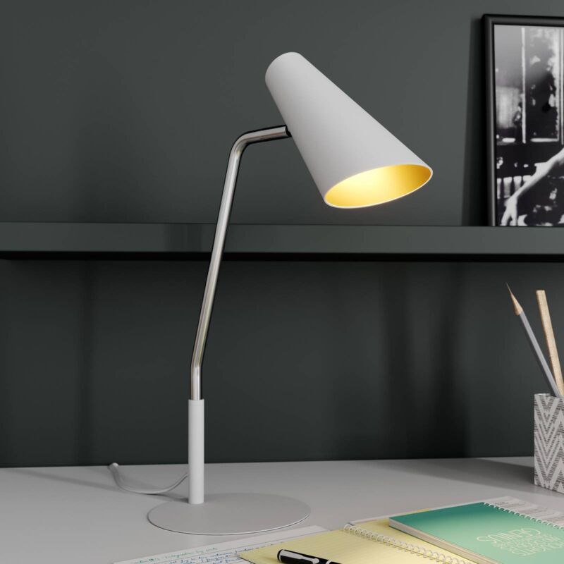 

Wibke lámpara de mesa en blanco - Lucande