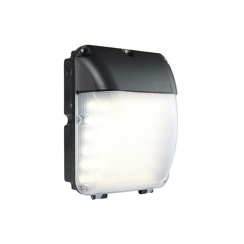 Saxby Lighting - Saxby Lucca - Integrated LED 1 Light Outdoor Wall Light Matt Black, Opal IP44