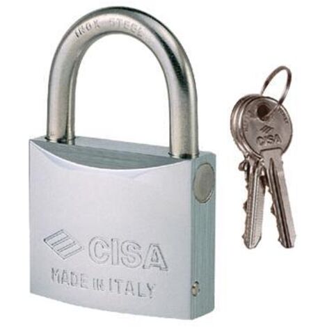 LUCCHETTI CISA INOX ART.26022 MM.50