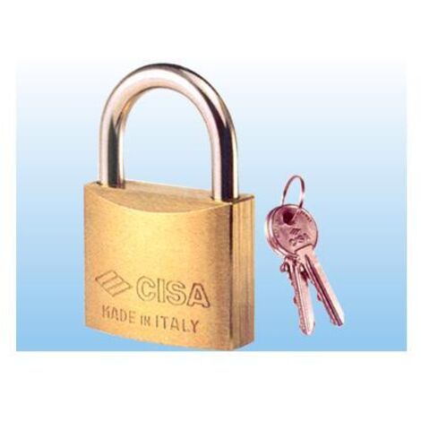 LUCCHETTI CISA RETTANGOLARI A CIFRATURA UNICA MM.30