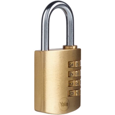 Lucchetto a combinazione in ottone 40mm y150/40/130/1 yale