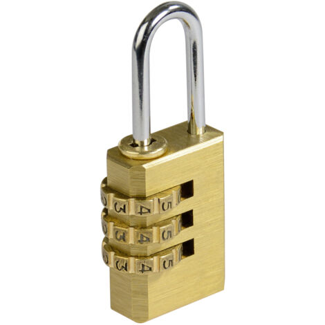 Lucchetto a combinazione in ottone20 mm