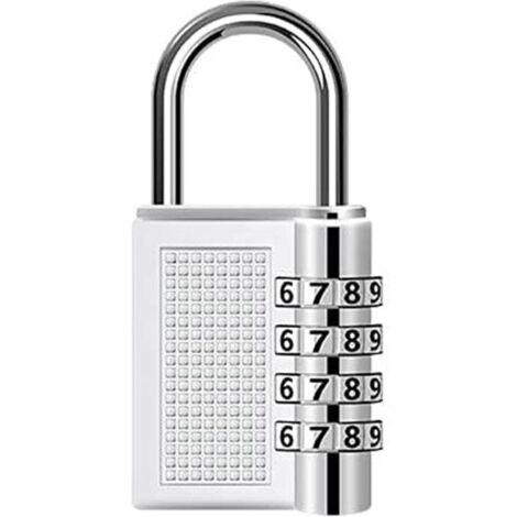 Lucchetto a combinazione KZQ - Lucchetto a codice reimpostabile resistente alle intemperie per capannoni, recinzioni, cancelli, armadi, scuole, armadietti per palestre, cassette degli attrezzi e attre