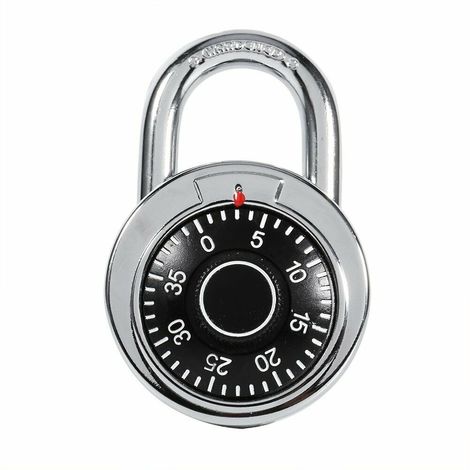 40mm Lucchetto Combinazione Acciaio//BLOCCA//Sicurezza Capanno Garage Moto 4 cifre