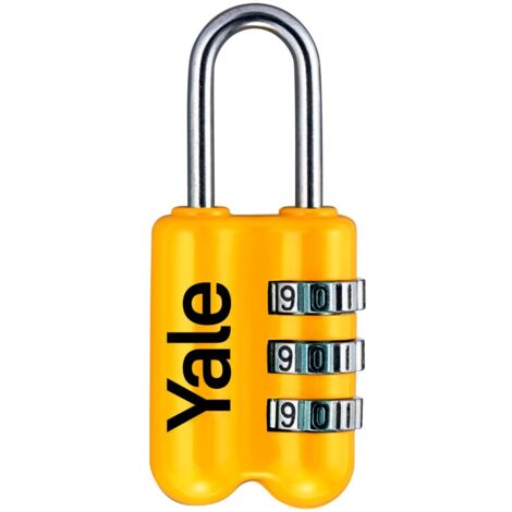 Lucchetto a combinazione valigia 23mm yp2/23/128/1 colori yale