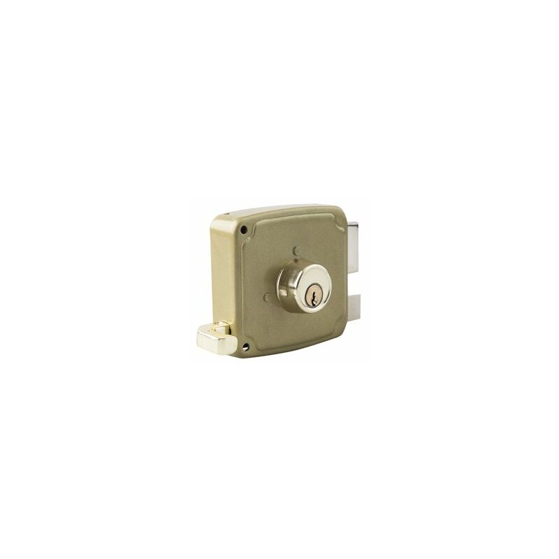 Image of Handlock - Lucchetto a sovrapposizione dorato con serratura destra 100 mm