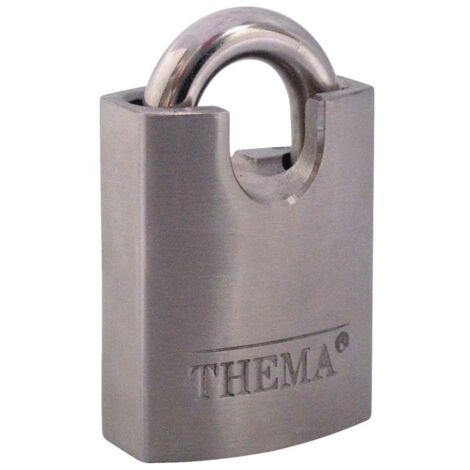 Lucchetto acciaio inox arco normale mm - sps