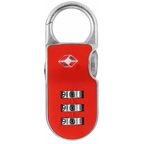 Lucchetto TSA Combinazione 3 Cifre – Set Da 2 Per Valigia, Viaggio USA Sicuro