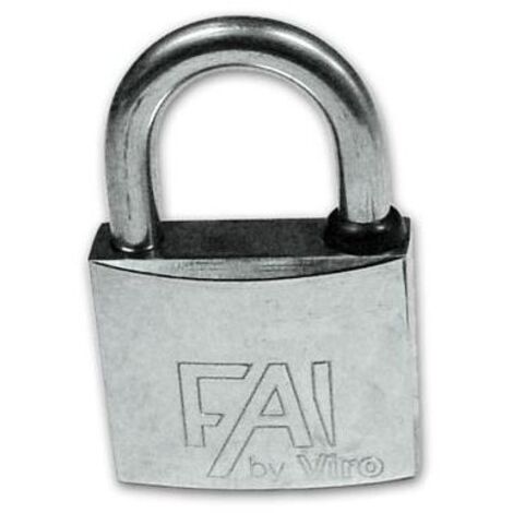 Lucchetto ad Arco in Acciao Viro Fai Mare Art. 573.7 Mis. 30mm Int. Arco 17x16mm