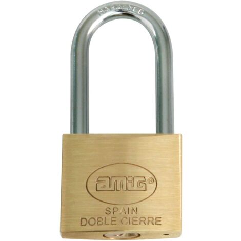 Lucchetto amig modello sicuro ottone 30 mm 2 pezzi