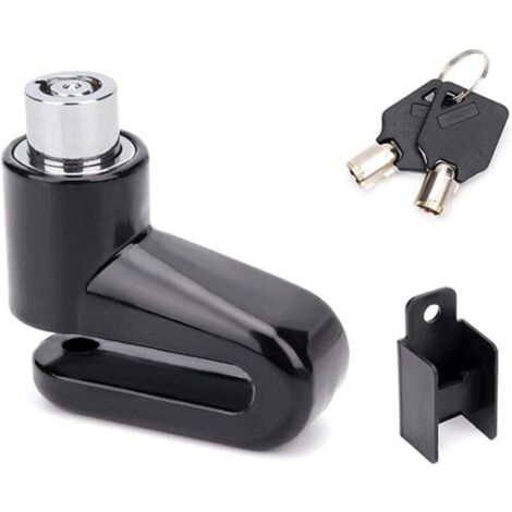 Lucchetto antifurto KZQ Steel per mountain bike, sicurezza, per moto, con rotore e freno a disco