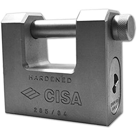 Lucchetto Antiscasso Acciaio Art. 28550 mm. 84