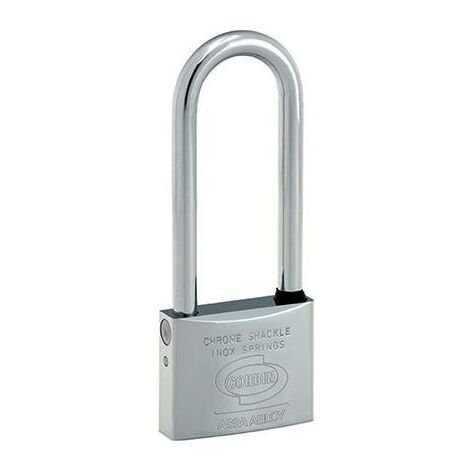 LUCCHETTO ARCO LUNGO mm.50 ACCIAIO INOX