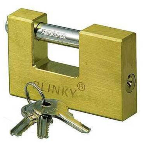 Lucchetto Blinky per Serrande Ottone Pesante mm. 90