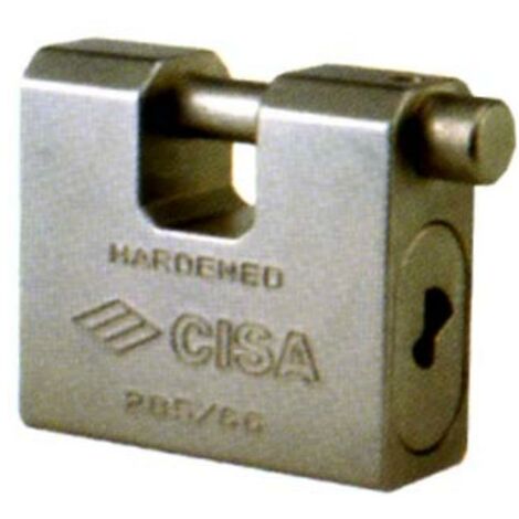 Lucchetto cisa rettangolare 84mm in acciaio - f150717284
