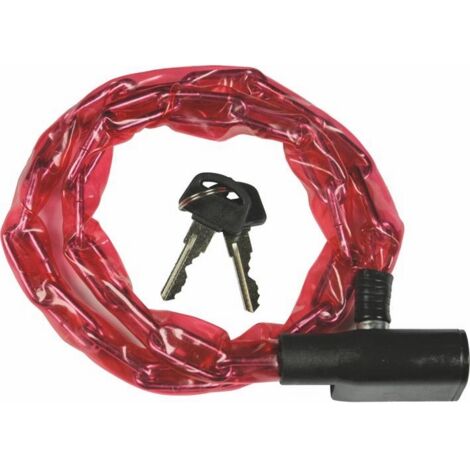 Lucchetto con Catena per Cicli Motocicli Scooter Misura 80 cm  3,5 mm Maurer