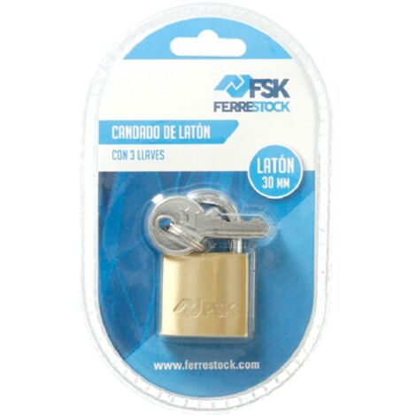 Lucchetto con chiave Ferrestock 30 mm