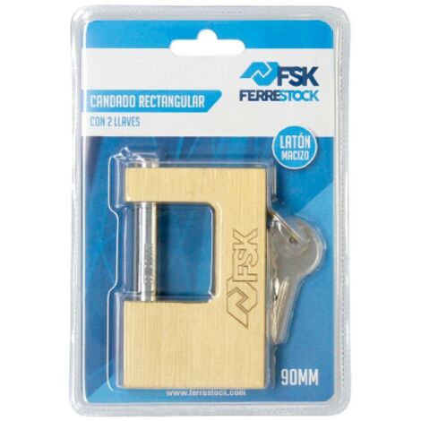 Lucchetto con chiave Ferrestock 90 mm