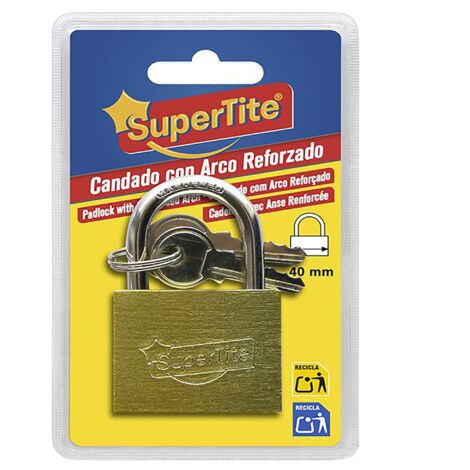 Lucchetto con chiave SUPERTITE40 mm