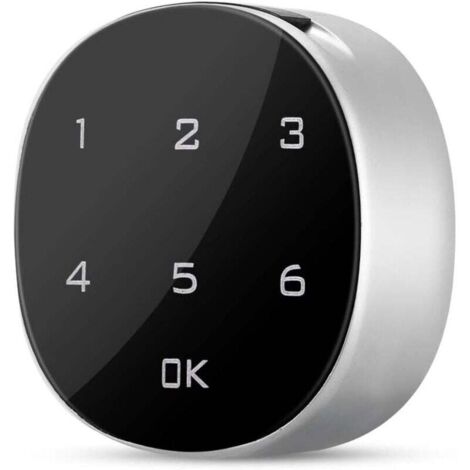 Lucchetto con codice digitale KZQ, lucchetto con combinazione in lega di zinco con touch screen, lucchetto con combinazione con codice per porta Smart Lock per armadietto, cassetta degli attrezzi, cas